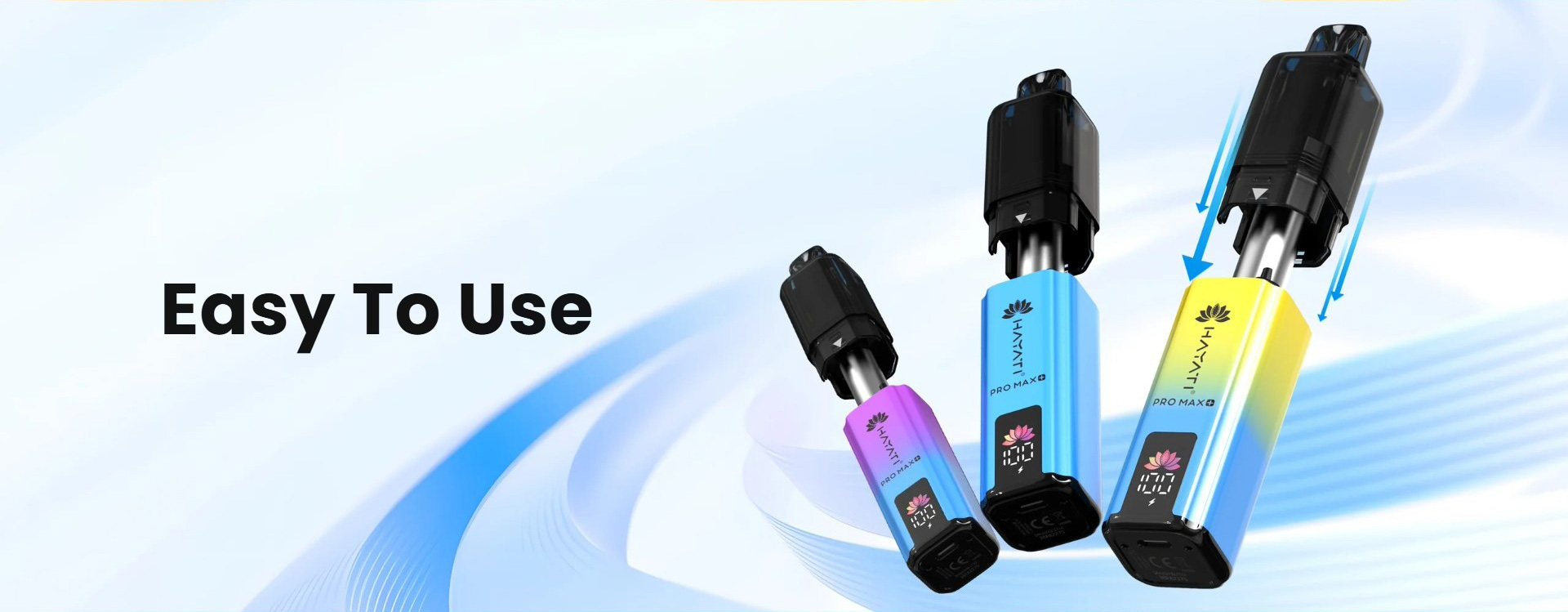 Hayati 6000 Puffs Disposable Vape with LED display screen