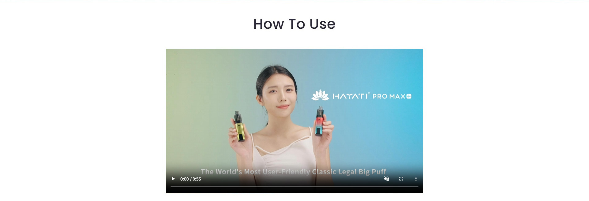 Hayati 6000 Puffs Disposable Vape with LED display screen