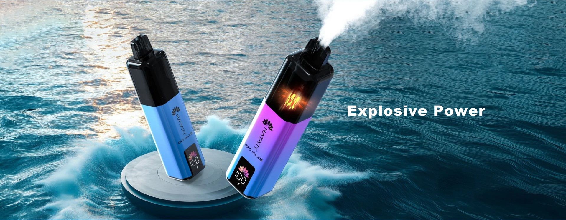 Hayati 6000 Puffs Disposable Vape with LED display screen