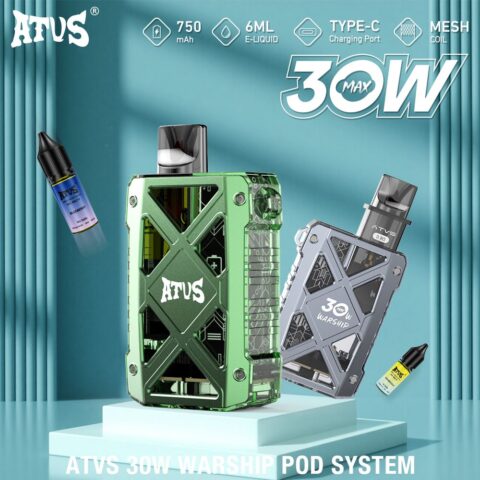 DE012 7000 Puffs Disposable Vape with rechargeable and adjustable airflow ATVS Vape