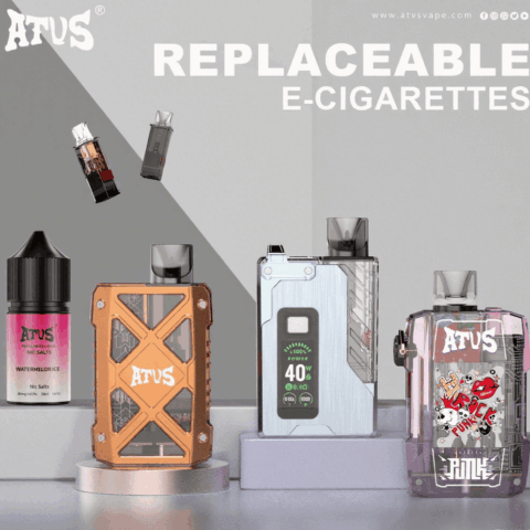 DE012 7000 Puffs Disposable Vape with rechargeable and adjustable airflow ATVS Vape