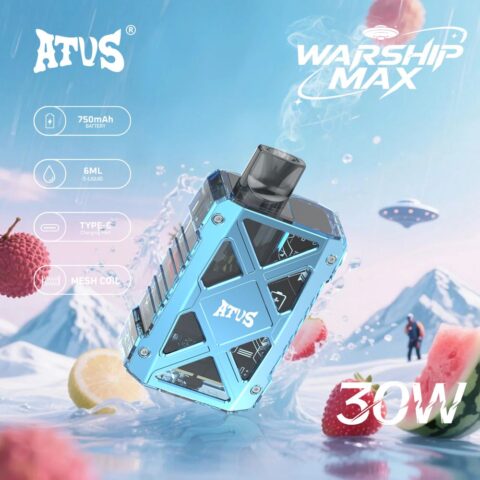 DE012 7000 Puffs Disposable Vape with rechargeable and adjustable airflow ATVS Vape