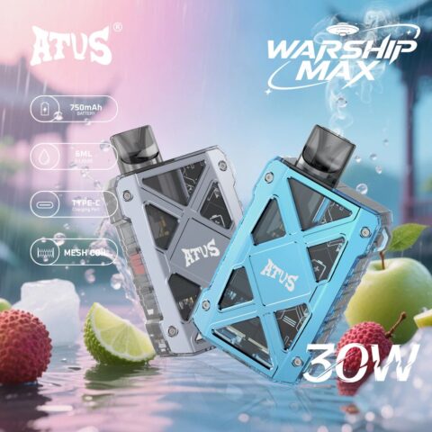 DE012 7000 Puffs Disposable Vape with rechargeable and adjustable airflow ATVS Vape