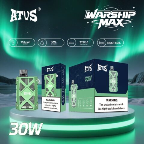 DE012 7000 Puffs Disposable Vape with rechargeable and adjustable airflow ATVS Vape