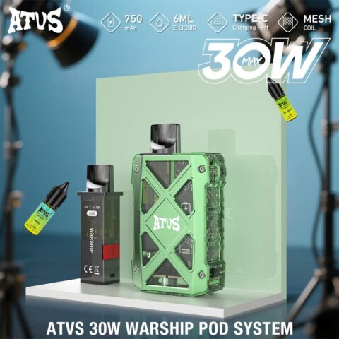 DE012MAX 7000 Puffs Disposable Vape with rechargeable and adjustable airflow ATVS Vape