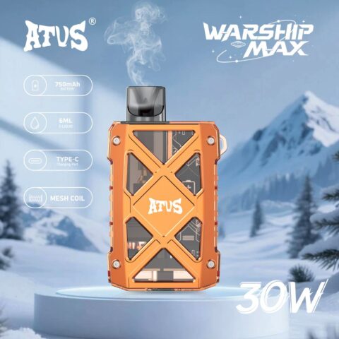 DE012MAX 7000 Puffs Disposable Vape with rechargeable and adjustable airflow ATVS Vape