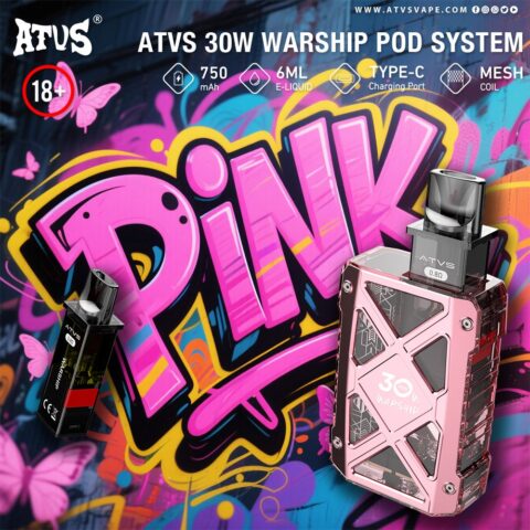 DE012MAX 7000 Puffs Disposable Vape with rechargeable and adjustable airflow ATVS Vape