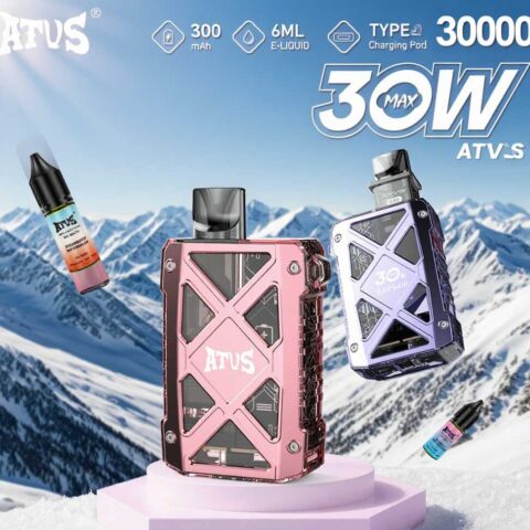 DE012MAX 7000 Puffs Disposable Vape with rechargeable and adjustable airflow ATVS Vape