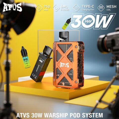 DE012MAX 7000 Puffs Disposable Vape with rechargeable and adjustable airflow ATVS Vape