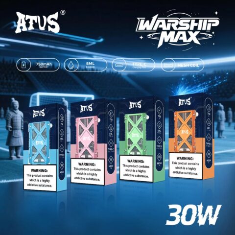 DE012MAX 7000 Puffs Disposable Vape with rechargeable and adjustable airflow ATVS Vape