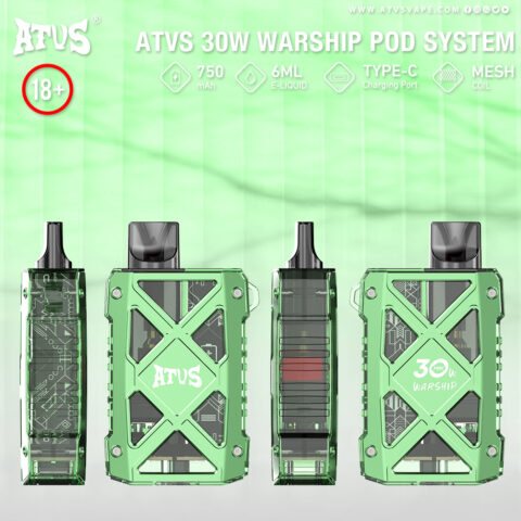 DE012MAX 7000 Puffs Disposable Vape with rechargeable and adjustable airflow ATVS Vape