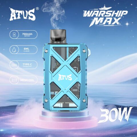 DE012MAX 7000 Puffs Disposable Vape with rechargeable and adjustable airflow ATVS Vape