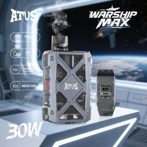 DE012MAX 7000 Puffs Disposable Vape with rechargeable and adjustable airflow ATVS Vape