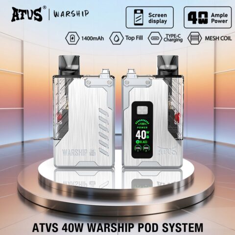 DE012PRO 7000 Puffs Disposable Vape with rechargeable and adjustable airflow ATVS Vape