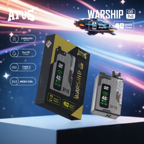 DE012PRO 7000 Puffs Disposable Vape with rechargeable and adjustable airflow ATVS Vape