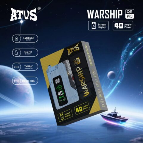 DE012PRO 7000 Puffs Disposable Vape with rechargeable and adjustable airflow ATVS Vape