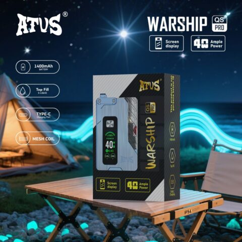 DE012PRO 7000 Puffs Disposable Vape with rechargeable and adjustable airflow ATVS Vape