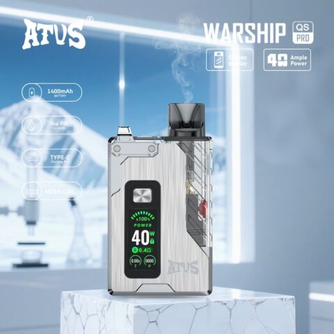 DE012PRO 7000 Puffs Disposable Vape with rechargeable and adjustable airflow ATVS Vape