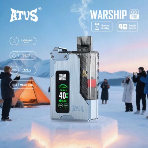 DE012PRO 7000 Puffs Disposable Vape with rechargeable and adjustable airflow ATVS Vape