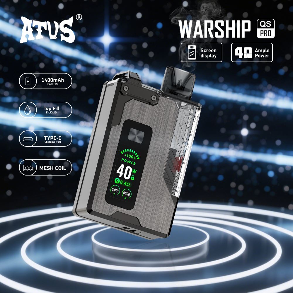DE012PRO 7000 Puffs Disposable Vape with rechargeable and adjustable airflow ATVS Vape