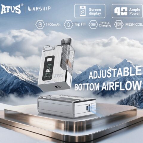 DE012PRO 7000 Puffs Disposable Vape with rechargeable and adjustable airflow ATVS Vape