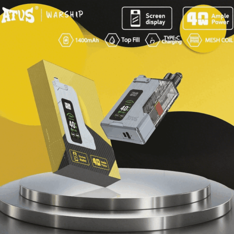 DE012PRO 7000 Puffs Disposable Vape with rechargeable and adjustable airflow ATVS Vape