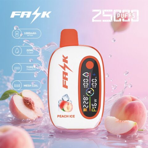 DE016 25000 Puffs Disposable Vape with LED display screen and adjustable airflow rechargeable ATVS Vape