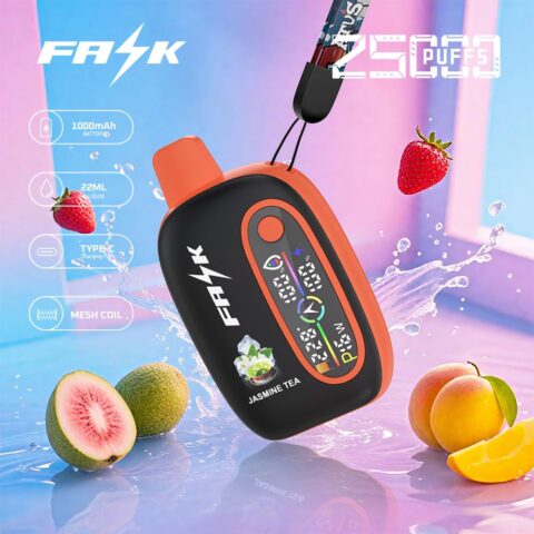 DE016 25000 Puffs Disposable Vape with LED display screen and adjustable airflow rechargeable ATVS Vape