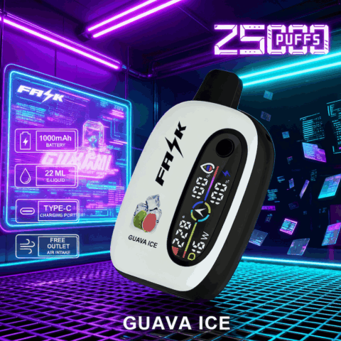 DE016 25000 Puffs Disposable Vape with LED display screen and adjustable airflow rechargeable ATVS Vape