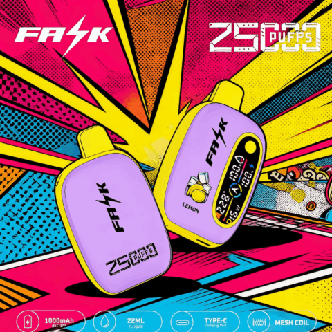 DE016 25000 Puffs Disposable Vape with LED display screen and adjustable airflow rechargeable ATVS Vape