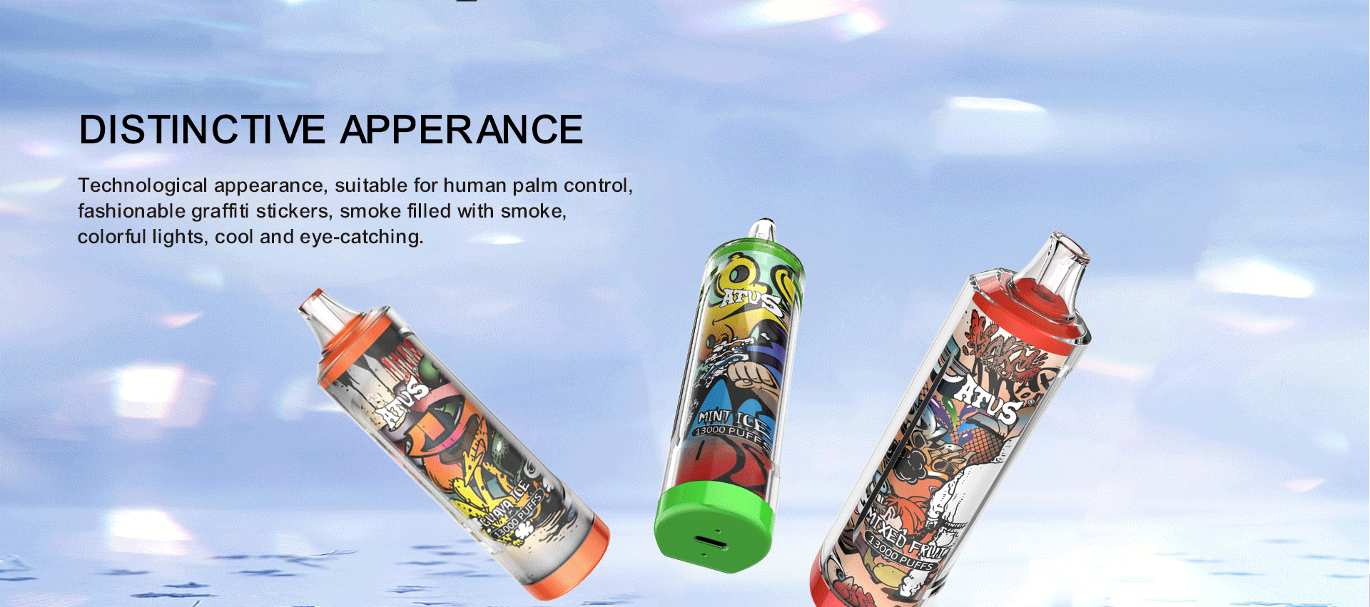 DE018 13000 Puffs Disposable Vape with rechargeable