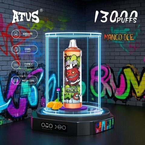 DE018 13000 Puffs Disposable Vape with rechargeable ATVS Vape