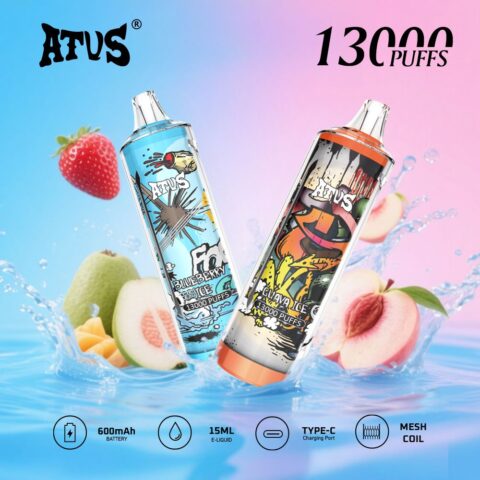 DE018 13000 Puffs Disposable Vape with rechargeable ATVS Vape