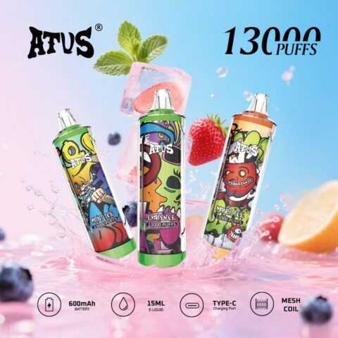 DE018 13000 Puffs Disposable Vape with rechargeable ATVS Vape