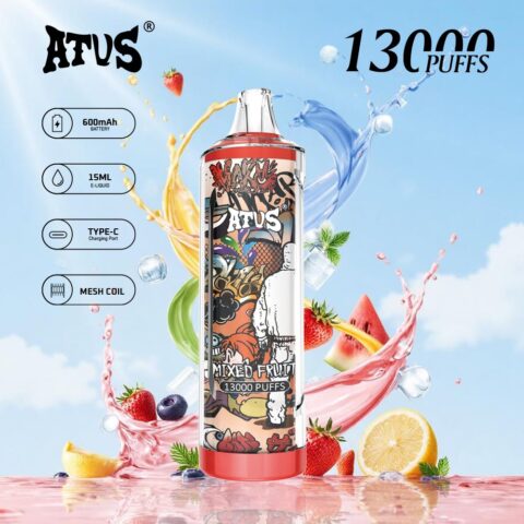 DE018 13000 Puffs Disposable Vape with rechargeable ATVS Vape