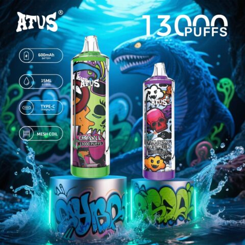 DE018 13000 Puffs Disposable Vape with rechargeable ATVS Vape