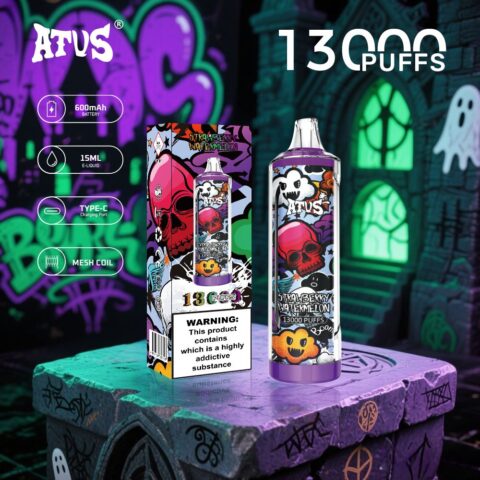 DE018 13000 Puffs Disposable Vape with rechargeable ATVS Vape
