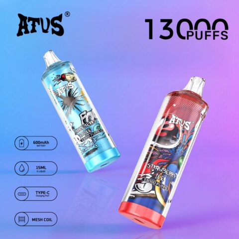 DE018 13000 Puffs Disposable Vape with rechargeable ATVS Vape
