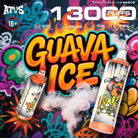 DE018 13000 Puffs Disposable Vape with rechargeable ATVS Vape