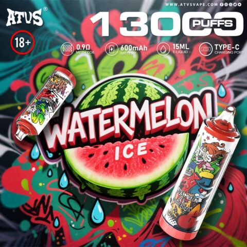 DE018 13000 Puffs Disposable Vape with rechargeable ATVS Vape