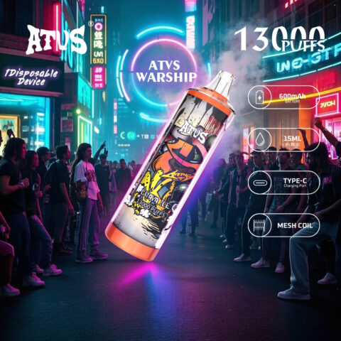 DE018 13000 Puffs Disposable Vape with rechargeable ATVS Vape