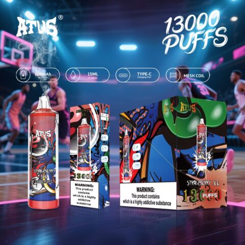 DE018 13000 Puffs Disposable Vape with rechargeable ATVS Vape
