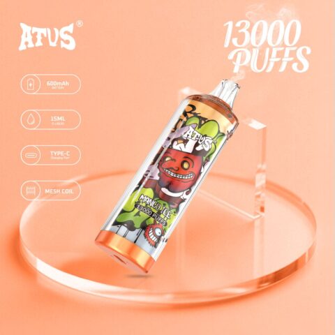 DE018 13000 Puffs Disposable Vape with rechargeable ATVS Vape