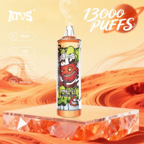 DE018 13000 Puffs Disposable Vape with rechargeable ATVS Vape
