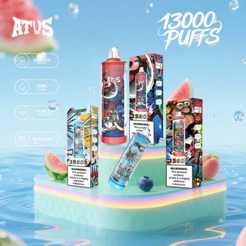 DE018 13000 Puffs Disposable Vape with rechargeable ATVS Vape