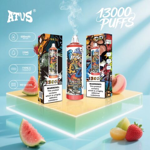 DE018 13000 Puffs Disposable Vape with rechargeable ATVS Vape