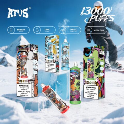DE018 13000 Puffs Disposable Vape with rechargeable ATVS Vape