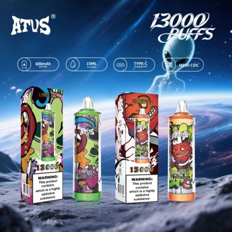 DE018 13000 Puffs Disposable Vape with rechargeable ATVS Vape