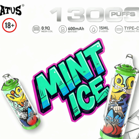 DE018 13000 Puffs Disposable Vape with rechargeable ATVS Vape