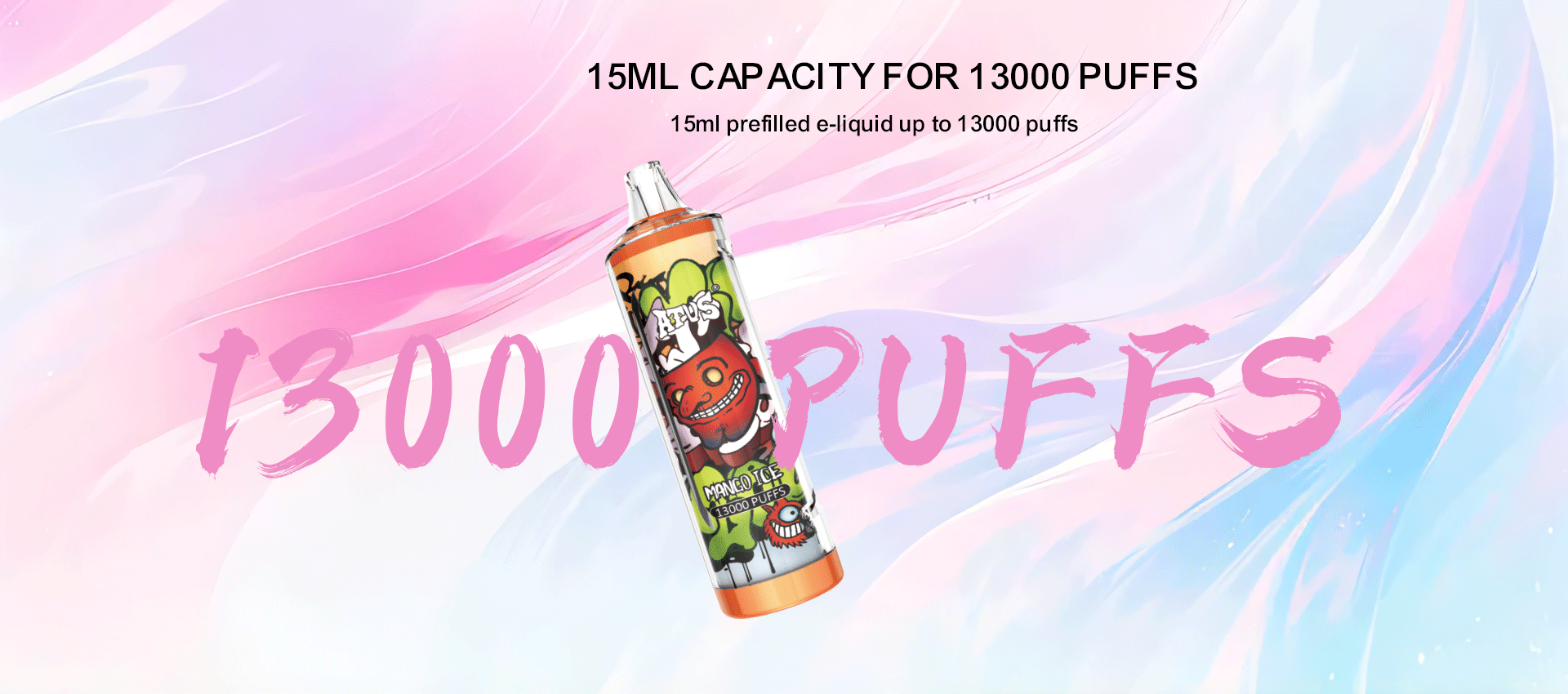 DE018 13000 Puffs Disposable Vape with rechargeable